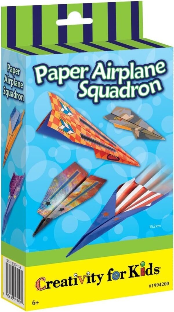 Creativity for Kids Paper Airplane Squadron - Create and Customize 20 Paper