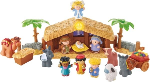 Fisher-Price Little People Christmas Story Kit Toy Fun Kids Pack