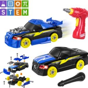 AOKESI Racing Car Toys Building Kit Take Apart Car,Put Together Car Toy
