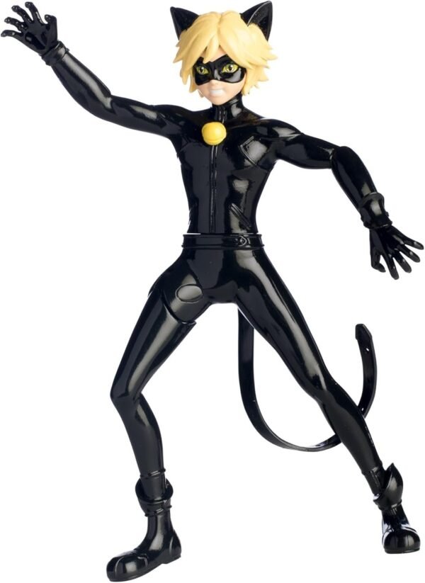 Miraculous 7.5-Inch Cataclysm Cat Noir Action Doll Kit Toy Fun