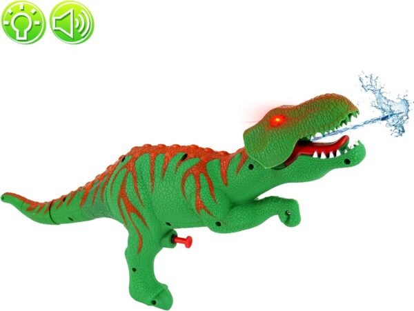 Big Mos Toys Dinosaur Watergun - Jurassic T-rex Green Water Squirt Blasters