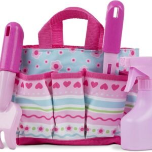 Melissa & Doug Sunny Patch Pretty Petals Gardening Tote Set With Tools