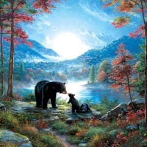 SUNSOUT INC Bedtime Kisses 1000 pc Jigsaw Puzzle Kit Toy
