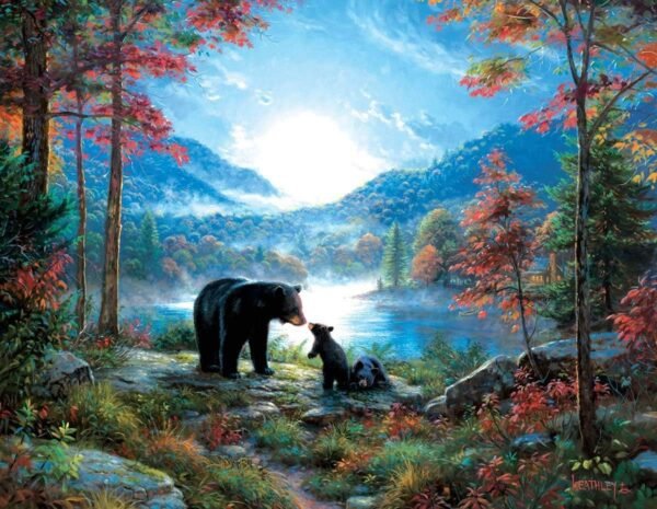 SUNSOUT INC Bedtime Kisses 1000 pc Jigsaw Puzzle Kit Toy