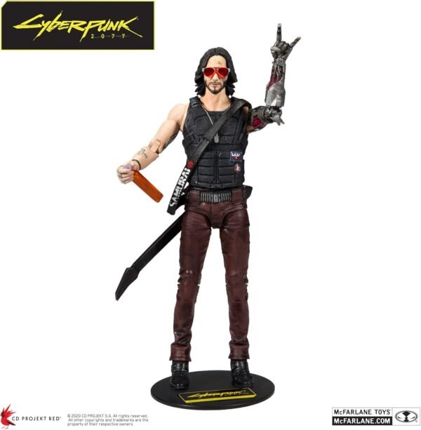 McFarlane Toys Cyberpunk 2077 Johnny Silverhand Action Figure Kit Toy