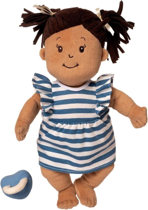 Manhattan Toy Baby Stella Beige with Brown Hair 15 Soft First Baby