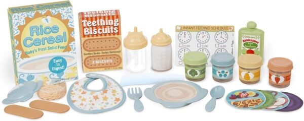 Melissa & Doug Mealtime Play Set Kit Toy Fun Kids