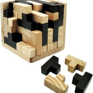 Powza 3D Puzzle Brain Teaser Puzzle Russia Educational Tetris Shape Cube Genius