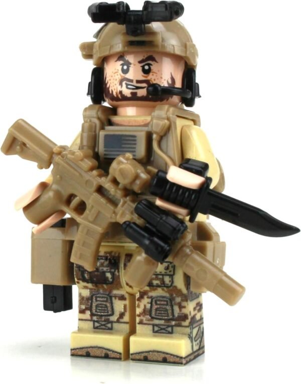 Battle Brick Seal Team Six Commando SKU47 Custom 1 Minifigure