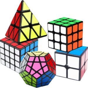 Speed Cube Set, Puzzle Cube, Magic Cube 2x2 3x3 4x4 Pyraminx Pyramid