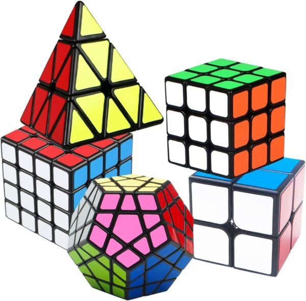 Speed Cube Set, Puzzle Cube, Magic Cube 2x2 3x3 4x4 Pyraminx Pyramid