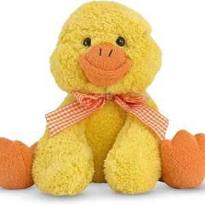 Melissa & Doug Meadow Medley Ducky Stuffed Animal With Quacking Sound Effect,Yellow