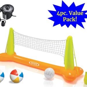 JOEYZ Ultimate Pool Party Volleyball Set - Floating Inflatable Pool Volleyball Game