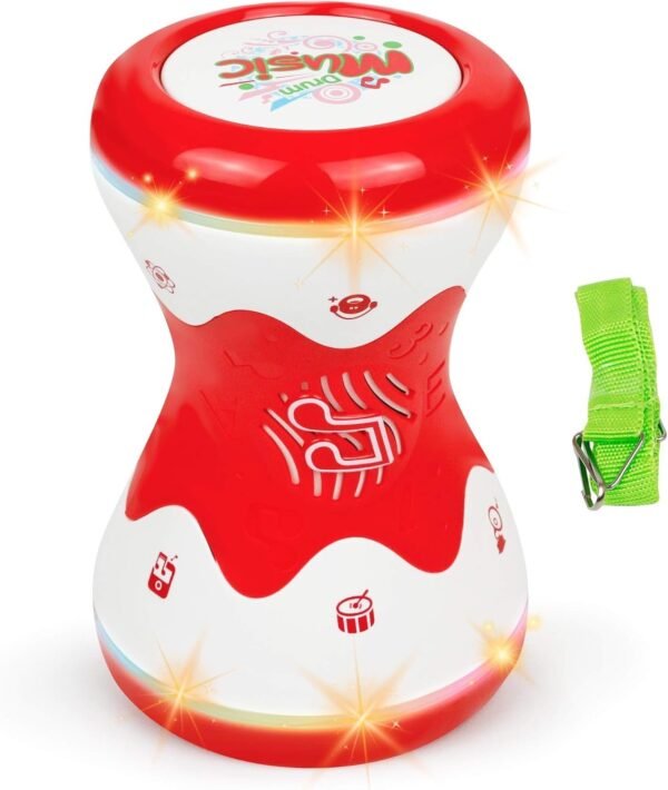 Bambiya Baby Drum Toy Learn and Play Musical Toy with Music and