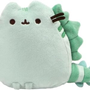 GUND Pusheen Pusheenosaurus Dinosaur Cat Plush Stuffed Animal, Green, 6