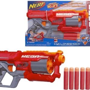 Nerf N-Strike Elite Mega CycloneShock Blaster Kit Toy Fun Kids