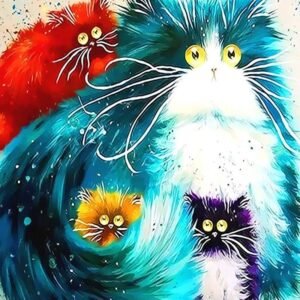 iCoostor Paint by Numbers DIY Acrylic Painting Kit for Kids & Adults