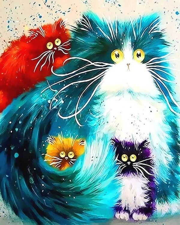 iCoostor Paint by Numbers DIY Acrylic Painting Kit for Kids & Adults