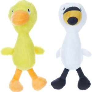 KIDS PREFERRED Duck and Goose Set Stuffed Animal Plush Toy , 7.5