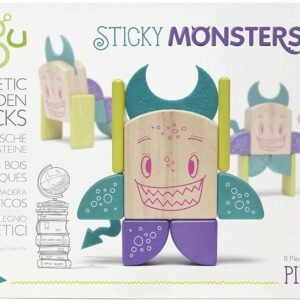 Tegu Pip Magnetic Wooden Block Set Kit Toy Fun Kids