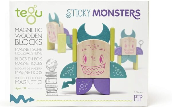 Tegu Pip Magnetic Wooden Block Set Kit Toy Fun Kids