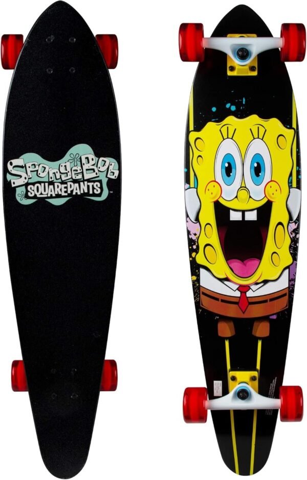 Kryptonics Spongebob 36 Longboard Complete Skateboard Kit Toy Fun Kids