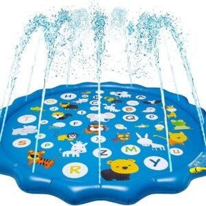 Arfbear Splash Pad for Toddlers, Sprinkler for Kids Outdoor Water Party Sprinkler