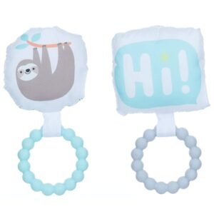 Carters Sloth Rattle Teether Set Kit Toy Fun Kids Pack