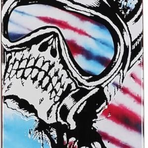 Speed Demons SPD 31 39 Series Flag-Splatter Skateboard, 163401, Blue, 31 x
