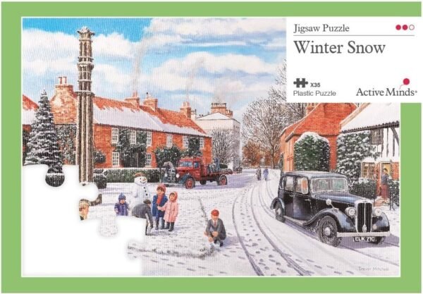 Active Minds 35 Piece Winter Snow Jigsaw Puzzle Specialist Alzheimers / Dementia