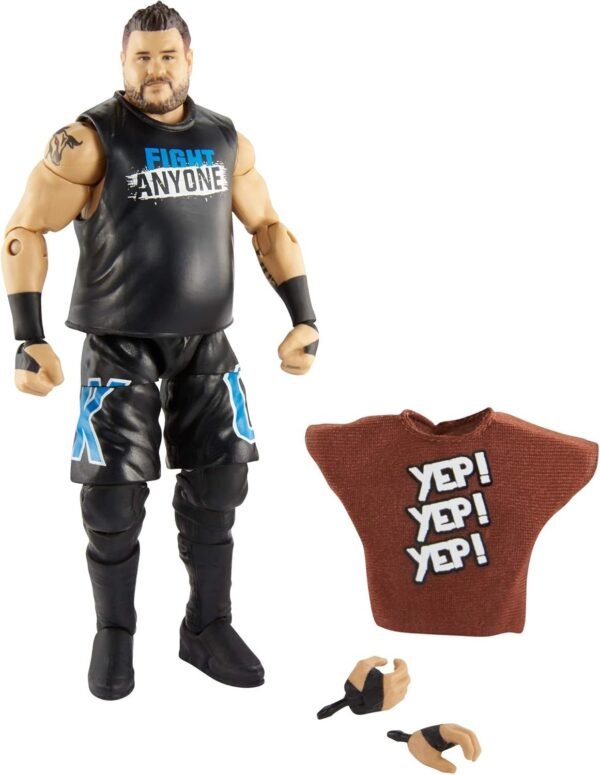 WWE Kevin Owens Elite Collection Action Figure Kit Toy Fun