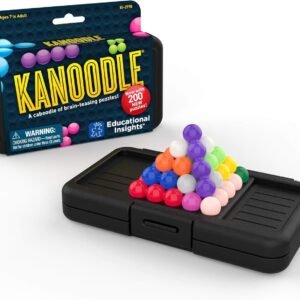 Educational Insights Kanoodle Brain Twisting 3-D Puzzle Game for Kids, Teens &