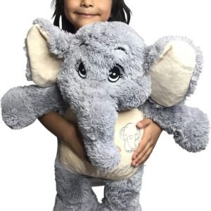 ECEJIX 24 XL Elephant Stuffed Animal Plush Toys Gifts for Kids