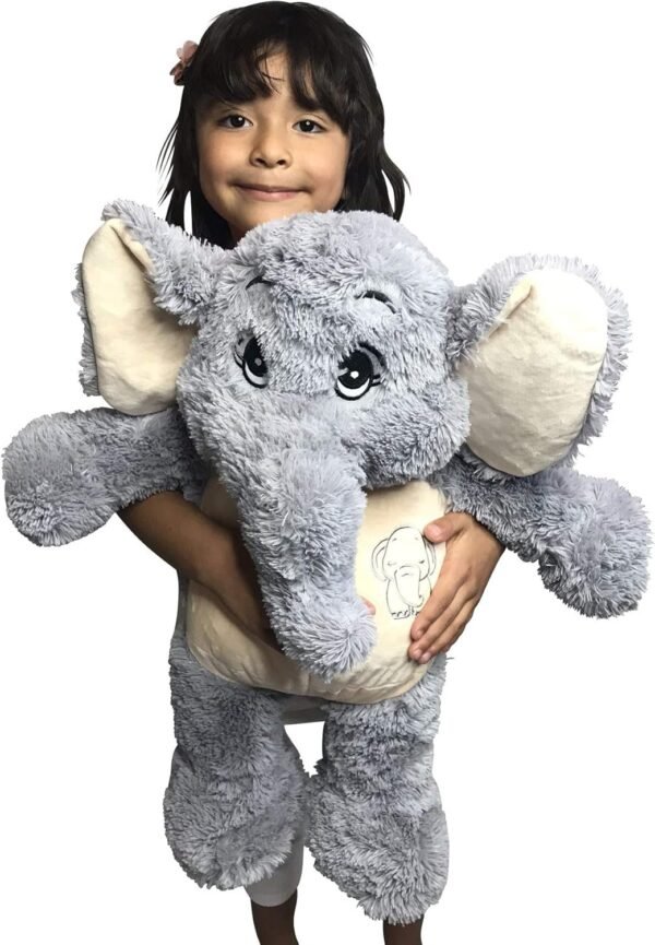 ECEJIX 24 XL Elephant Stuffed Animal Plush Toys Gifts for Kids
