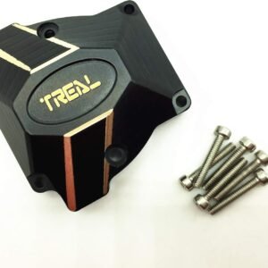 Treal Heavy Weight Brass Differential Cover 75g for Redcat GEN8 Crawler Black