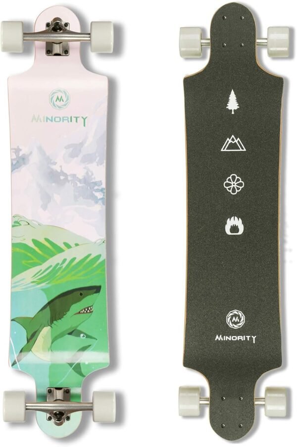 MINORITY Downhill Maple Longboard 40-inch Drop Deck Kit Toy Fun