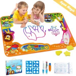 Betheaces Water Drawing Mat Aqua Magic Doodle Kids Toys Mess Free Coloring