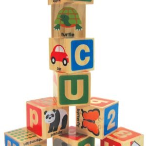 Melissa & Doug ABC/123 Wooden Blocks 26 pcs Kit Toy