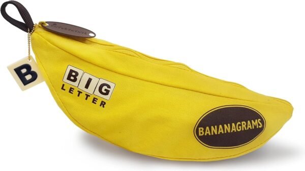 Big Letter BANANAGRAMS Family Word Game With Easy To See And Handle