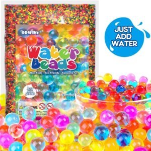 ORWINE Water Beads 55000 Rainbow Water Beads for Kids Non Toxic Growing