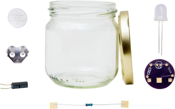 Rocket Department Learn to Solder Kit Firefly Jar Toy Fun