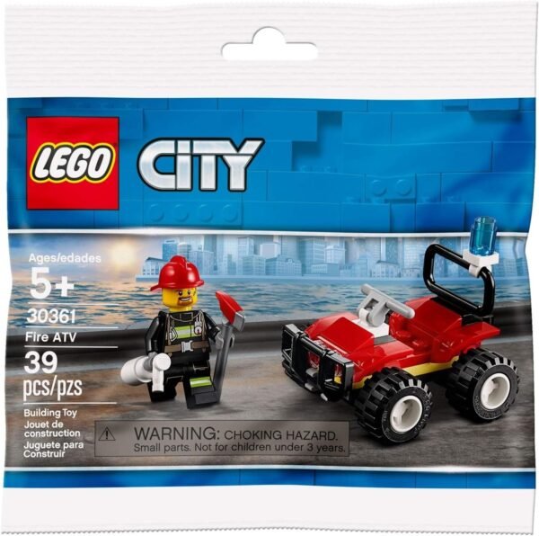 CITY Lego Set 30361 Fire ATV 39 Pieces Polybag Kit