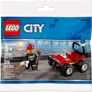 CITY Lego Set 30361 Fire ATV 39 Pieces Polybag Kit