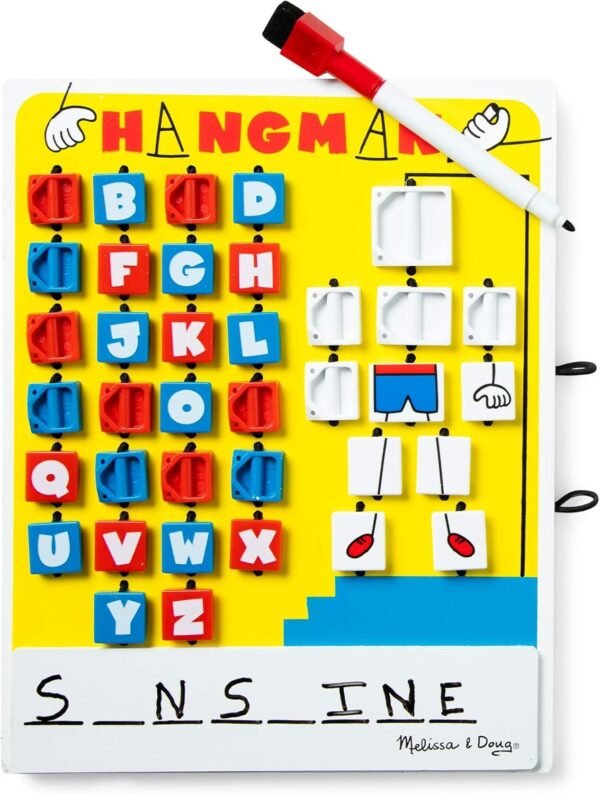 Melissa & Doug Flip-to-Win Hangman Kit Toy Fun Kids Pack
