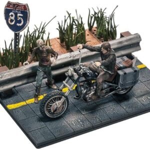 McFarlane Toys Building Sets -The Walking Dead TV Daryl Dixon with Chopper