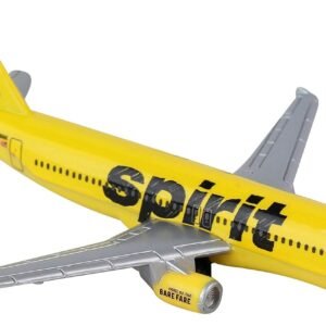 Daron Spirit Airlines Single Die-Cast Plane Kit Toy Fun Kids