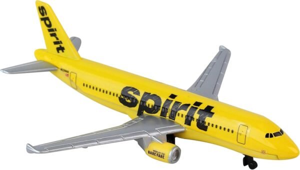 Daron Spirit Airlines Single Die-Cast Plane Kit Toy Fun Kids
