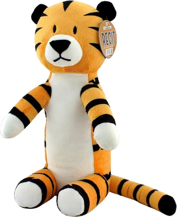 Attatoy Regit The Plush Tiger Toy, 17-Inch Tall Striped Sitting Tiger Stuffed