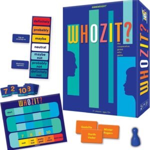 Gamewright Whozit The Cooperative Guess Who Game Kit Toy Fun