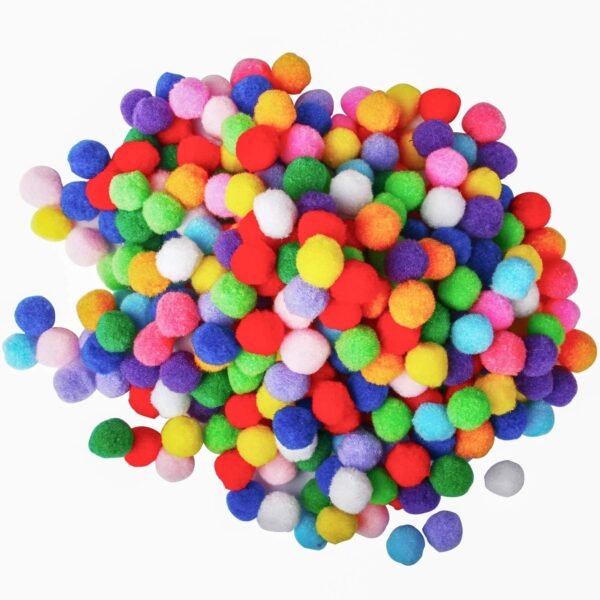 700 Pieces 1 Inch Assorted Pompoms Multicolor Arts and Crafts Pom Poms